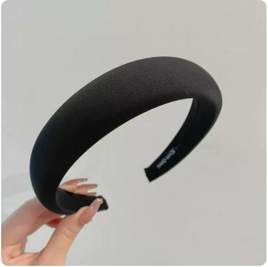 2023 Women's High-Grade Sponge Headband: Wide-Edged, High-Top Headdress, Simple Hairpin Style