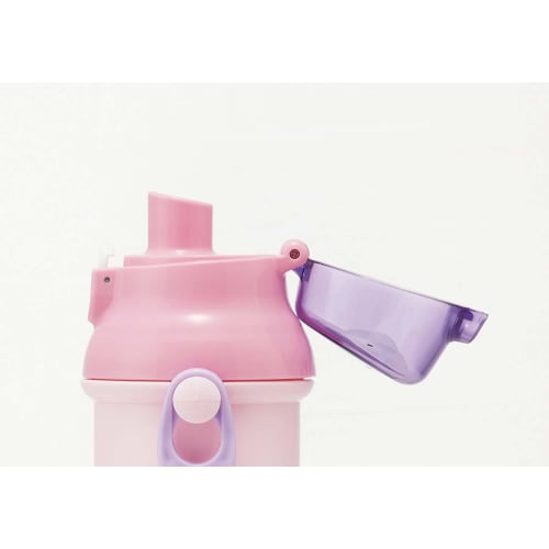 Skater Children's Ag+ Antibacterial Plastic Water Bottle 480ml Happy & Smile Girls Made in Japan PSB5SANAG