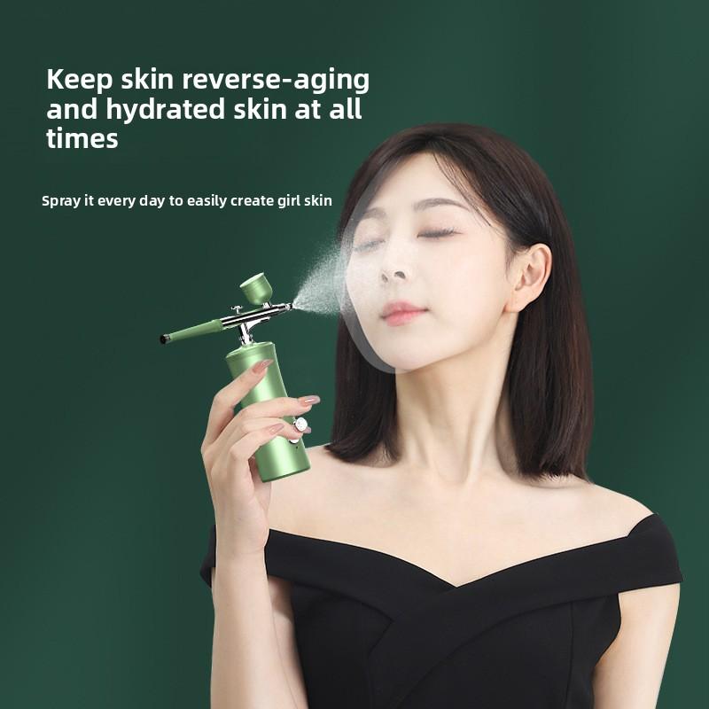 Hydrating Instrument Spray Gun High Pressure Beauty Salon Instrument Facial Essence Introduction Oxygen Injection Instrument Water Light Needle