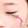 3 Stück Mit Box, gebogene Pinzette, Wimpernzange und Wimpernbürste, Kombination aus gebogener Pinzette und gebogener Wimpernzange für besseres