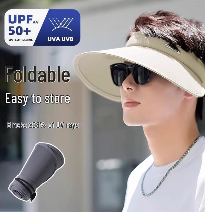 

Женская шляпа от солнца из ледяного шелка: Летняя защита от УФ-лучей, Складная со сверхширокими полями, Приталенный дизайн