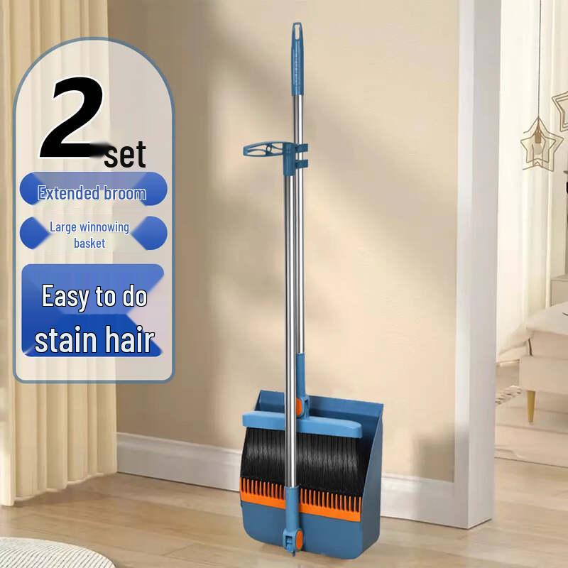 Allies Foldable Rubber Dustpan & Scoop Set