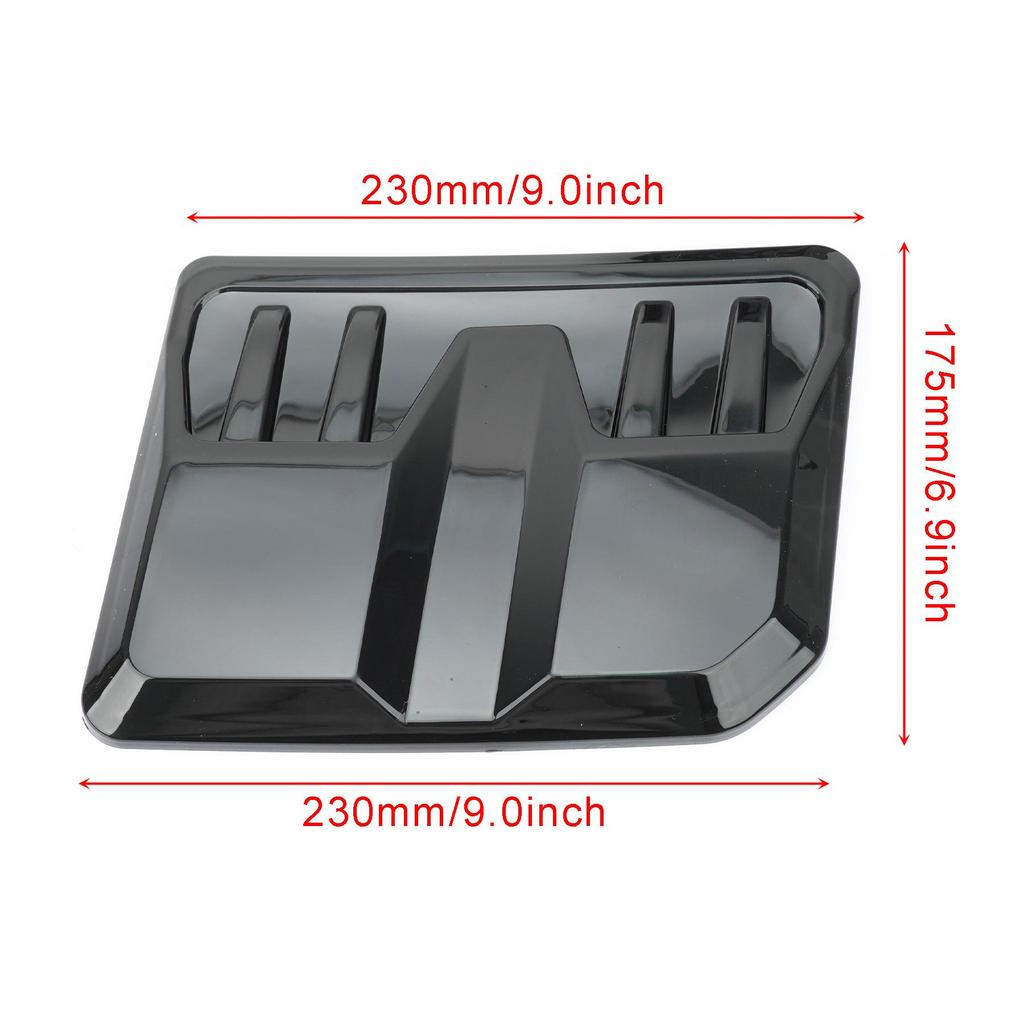 Universal ABS Engine Hood Vent Grille Decorative Cover