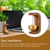 C Shaped Magnetic Door Chime Vintage Doorbell Magnetic Wood Shopkeepers Bell Door Chime for Entrance Wall Store Wardrobe Fridge