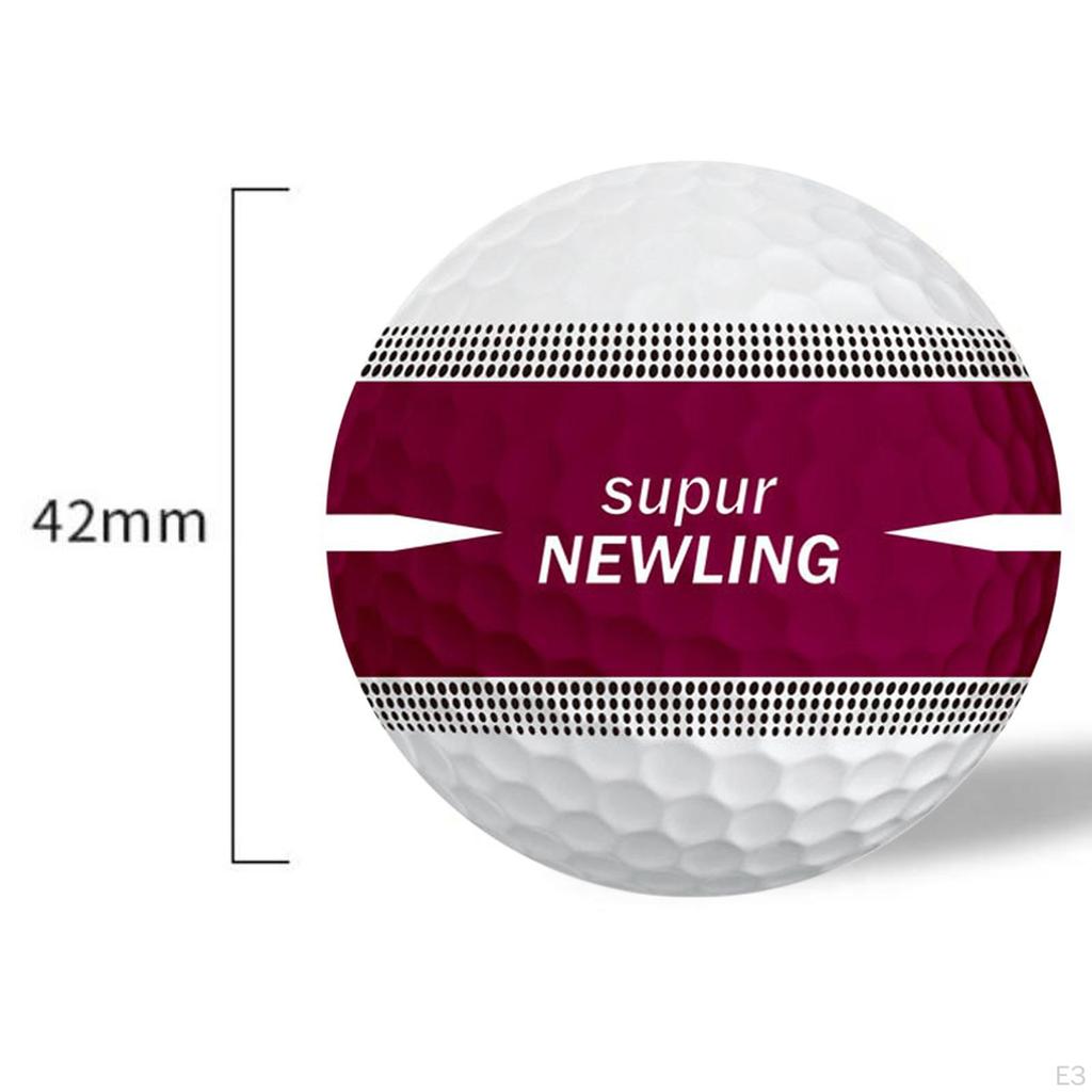 Golf Ball 3 Layer Competition Game 1.65'' Practice Training for Yard Play