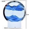 1PC dimmerabile 3D Moving Sand Art lampada da tavolo RGB cambiamento di colore dinamica clessidra luce notturna Home Office Decor regalo di Natale
