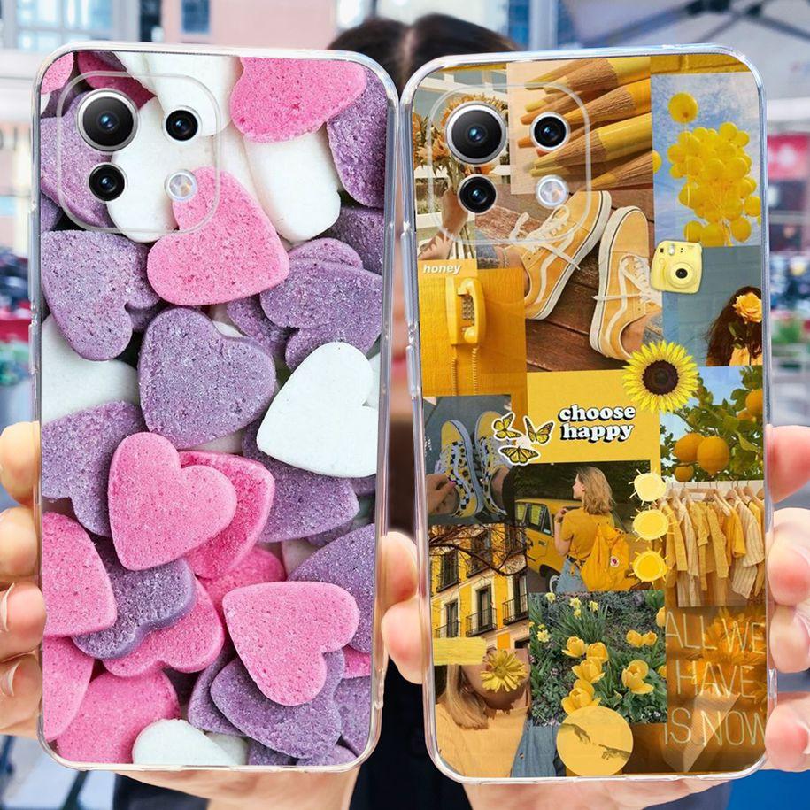For Xiaomi 11 Lite NE 5G Case Cute Astronaut Cover Clear Soft Silicone Phone Funda For Xiaomi 11 Lite 4G Coque on Mi 11Lite Capa