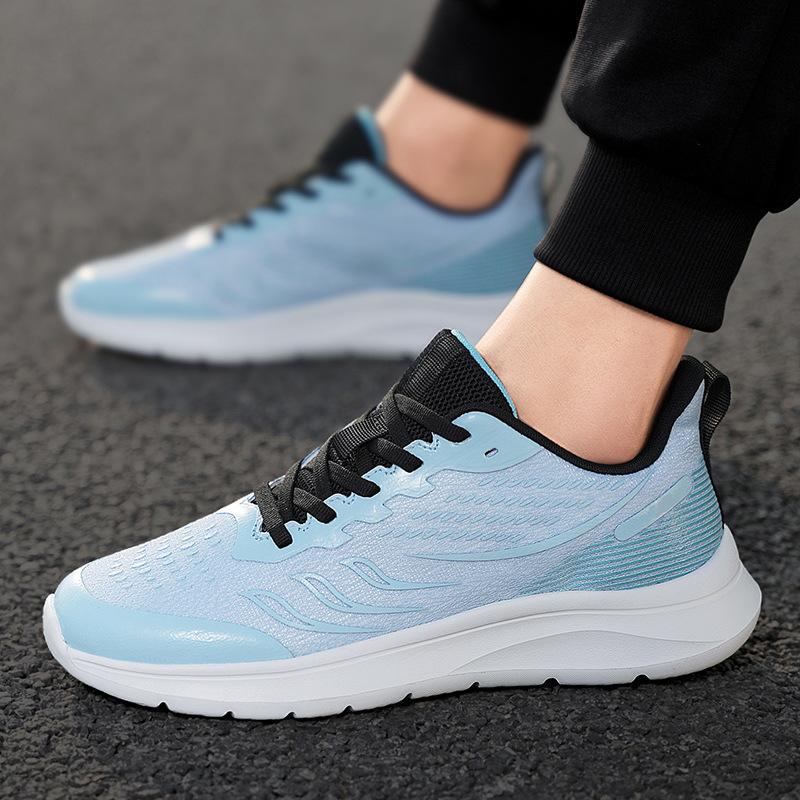 New little white shoes, sports shoes, men's soft-soled comfortable casual shoes, breathable mesh running shoes