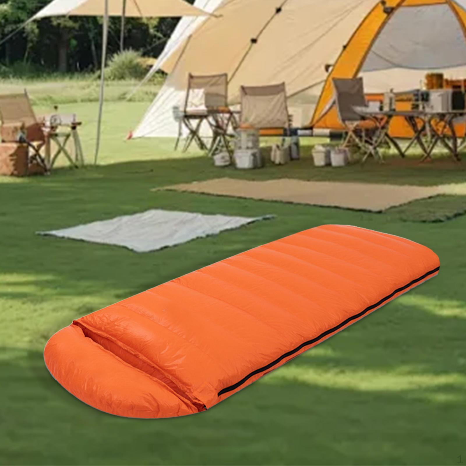 

Спальный мешок Down Кемпинг Термоизолированный Холодная Погода Сверхлегкий Конверт оранжевый