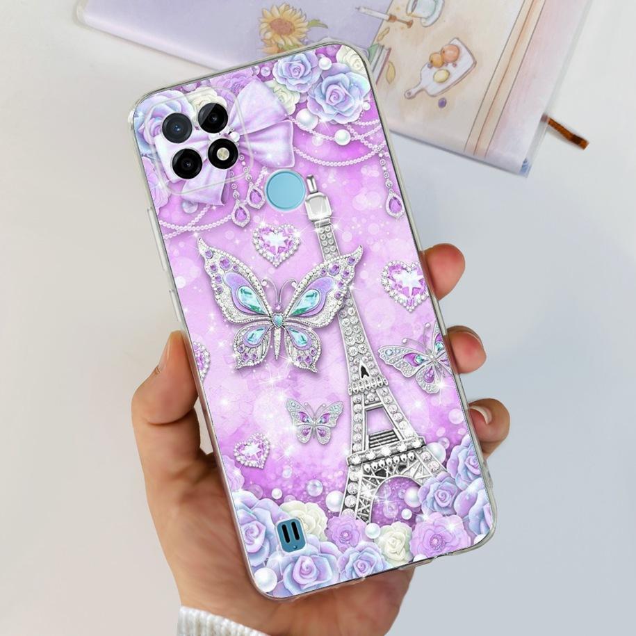 For Realme C21Y Case Realme C21 Phone Case 2023 New Printed Soft Back Cover For Realme C25 C25S C25Y RealmeC21Y Shockproof Coque