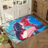 K-Kasane Teto Pink American Floor Mat Soft Thickened Absorbent Non-Slip Bedroom Living Room Door Mat Home Decor Flannel Rugs