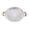 Functional Nonstick Barbecue Tray Efficient Aluminum BBQ Frying Pan Round Grill Tray For Home Kitchens And Outdoor Use