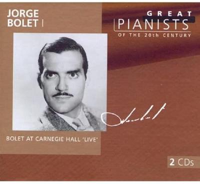 CD BOLET, JORGE, BACH, BUSONI, CHOPIN; - Große Pianisten des 20. Jahrhunderts.  Deutschland Klassisch Gebraucht