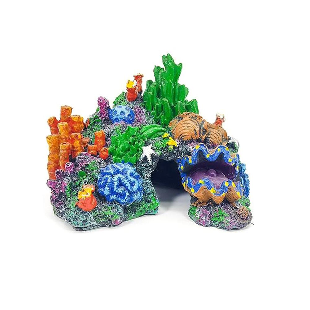 Aquarium Colorful Decoration Artificial Resin Fish Tank Accessories Ornament Aquarium Decoration Resin