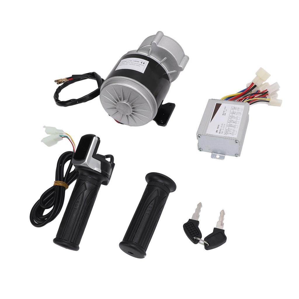 36V 500W 13T Växelreduktion Elmotor 36V Elcykel Gasreglage Handtag Elektrisk Skoter Cykel Kontroller