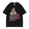 Triff mich hart und sanft Kennst du den Kniff, im gleichen Stil zu biegen Grafik-T-Shirt Unisex Damenmode Popmusik T-Shirts Oversized T-Shirts