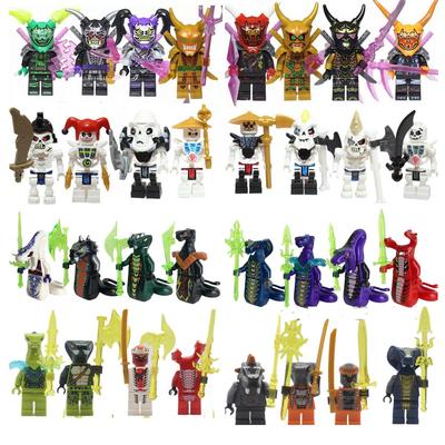 Μίνι φιγούρες κούκλες τουβλάκια οικοδόμησης Zane Nya Garmadon Arin τουβλάκια οικοδόμησης Μίνι φιγούρες συναρμολόγηση παιχνιδιών μοντέλο για παιδιά Gif