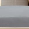 136201 vidaXL Draps-housses Jersey 2 pcs Gris 90x200 cm Coton