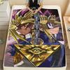 Yu Gi Ou Print Flannel Blanket,High quality Comfortable for All Seasons,Home Decor,Warmth and Comfort,Perfect for Christmas Gifts