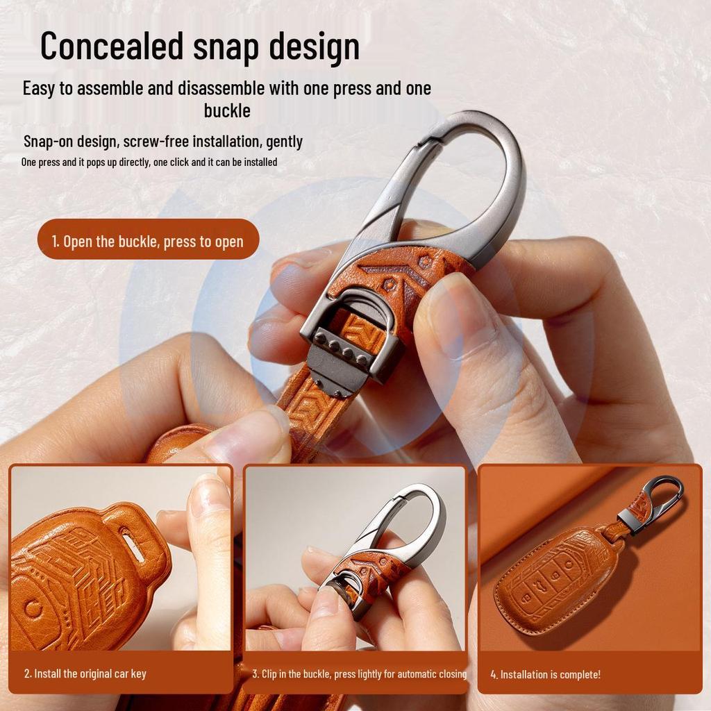 Chery Tiggo & Arrizo Car Key Case for Models 8 Pro, 9 PLUS, 7 Explore, and Fengyun A8