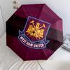 West Ham United FC  pattern, automatic folding umbrella, portable and foldable design, 8 ribs, a Christmas or birthday gift.