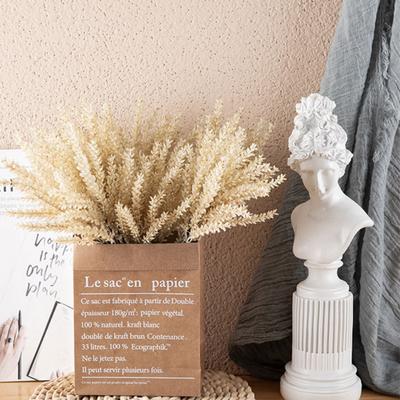 2 Pezzi Steli di Grano Artificiali Steli di Mais Finti Bouquet Spighe di Grano Finte per Casa Cucina Ufficio Composizione Floreale Matrimonio Festa Boho
