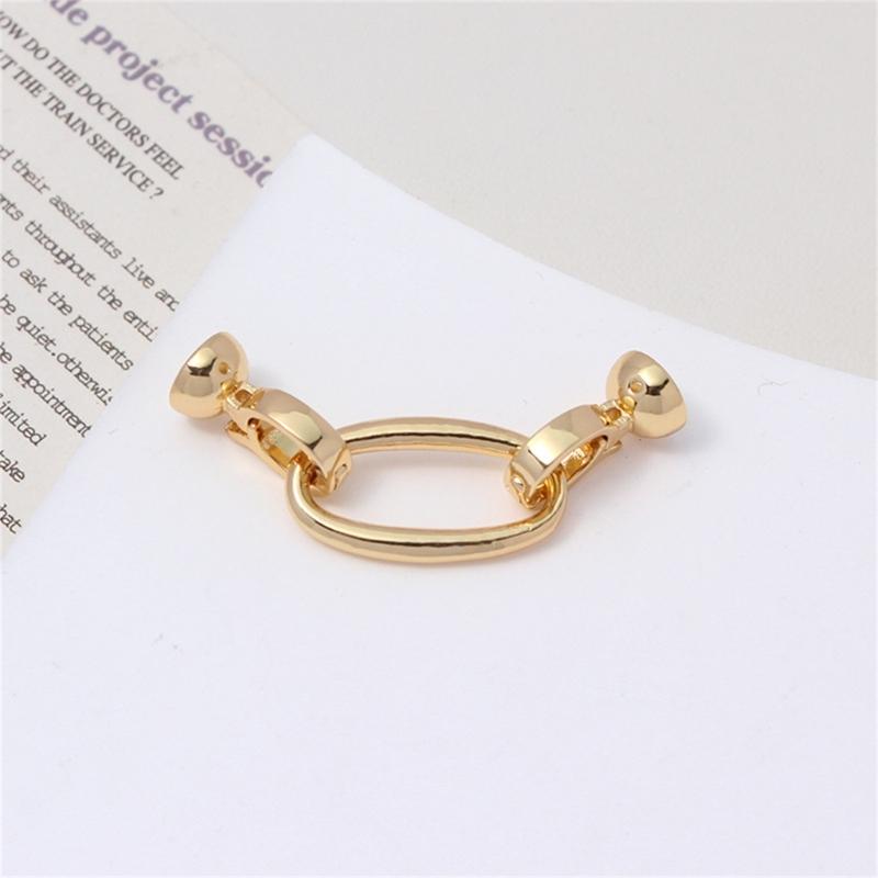 Set of 6 Irregular Clasp for Bracelet and Necklace Jewelry Making Accessories Copper Handmade Accessories Fastener