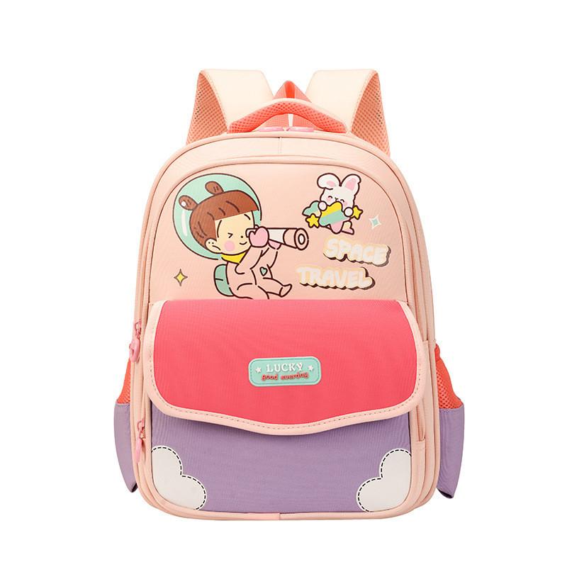 Charming Cartoon Backpack For Kindergarten Kids With Padded Shoulder Straps And Fun Design