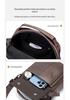 Shilaidun Men's Genuine Cowhide Leather Crossbody Shoulder Bag - 2025 Style