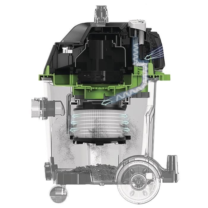 Water/dust Vacuum Cleaner 20 L WETCAT120RH - Plastic - 1200 W - Bag-free - HEPA Filter