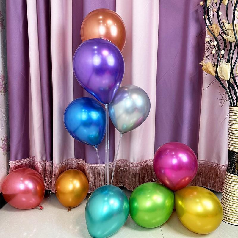 Red Double-Layer Wedding & Engagement Balloon Set - Thickened Style for Celebration & Decor