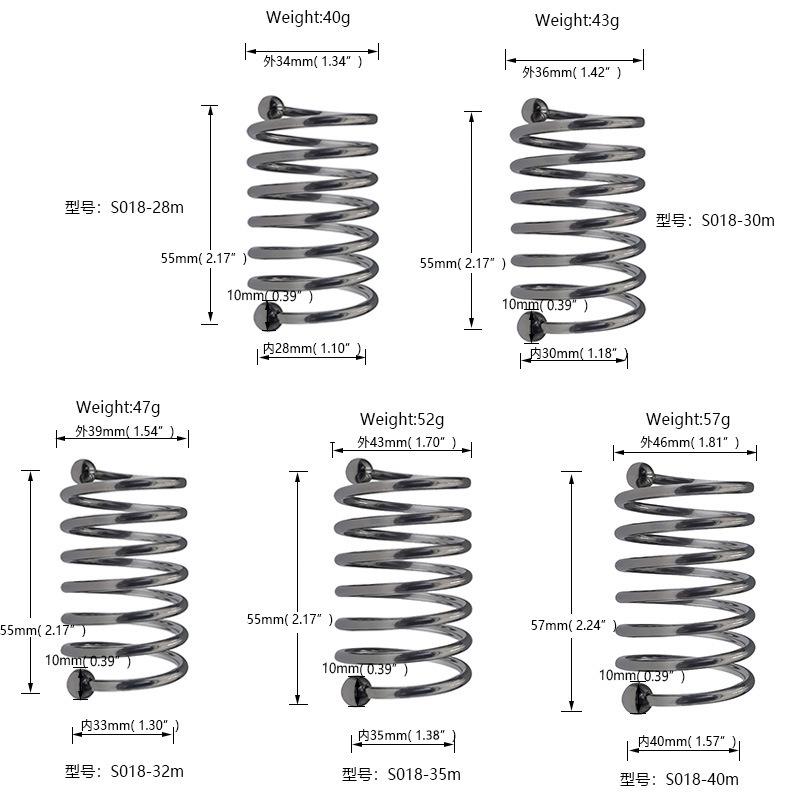 Male Penis Ring Delay Ejaculation Stainless Steel Penis Dildo Ring Cock Rings Woman Vaginal Dilator Speculum Glans Stimulator