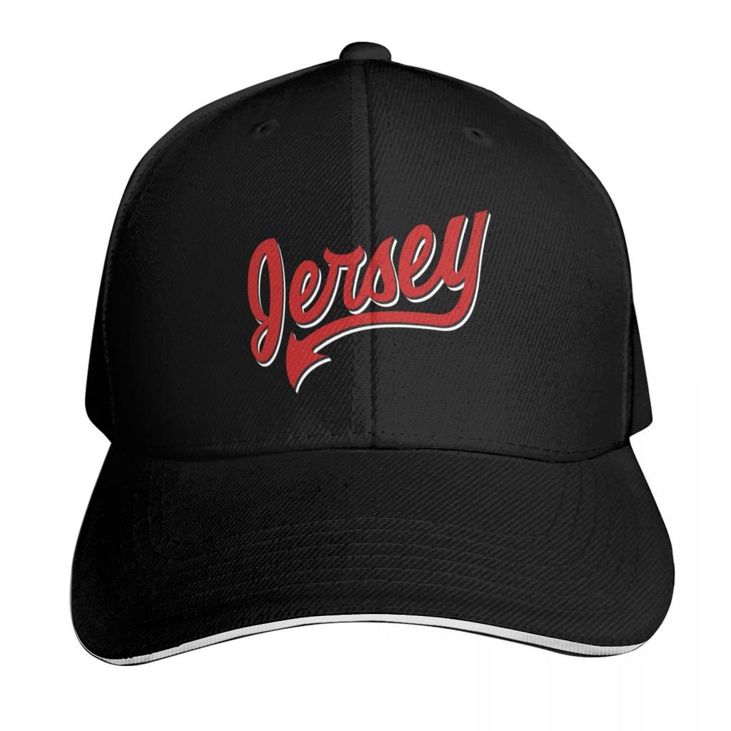 Jersey Devil Script Logo Improved Baseball Cap Christmas Hat Sunhat Hats for Unisex Luxury Hat Unisex Hats Womens