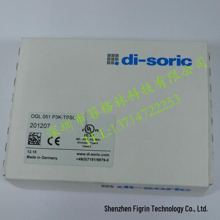 Original OGL 051 P3K-TSSL / OGL 081 N3K-TSSL German Di-Soric Sensor 051 P3K-TSSL, 081 N3K-TSSL
