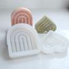 Moule Silicone Bougie Forme Arche/U 3D Kit de Fabrication Artisanale DIY Décoration Maison Plâtre Époxy Savon Fait Main Glaçons Outils de Cuisson