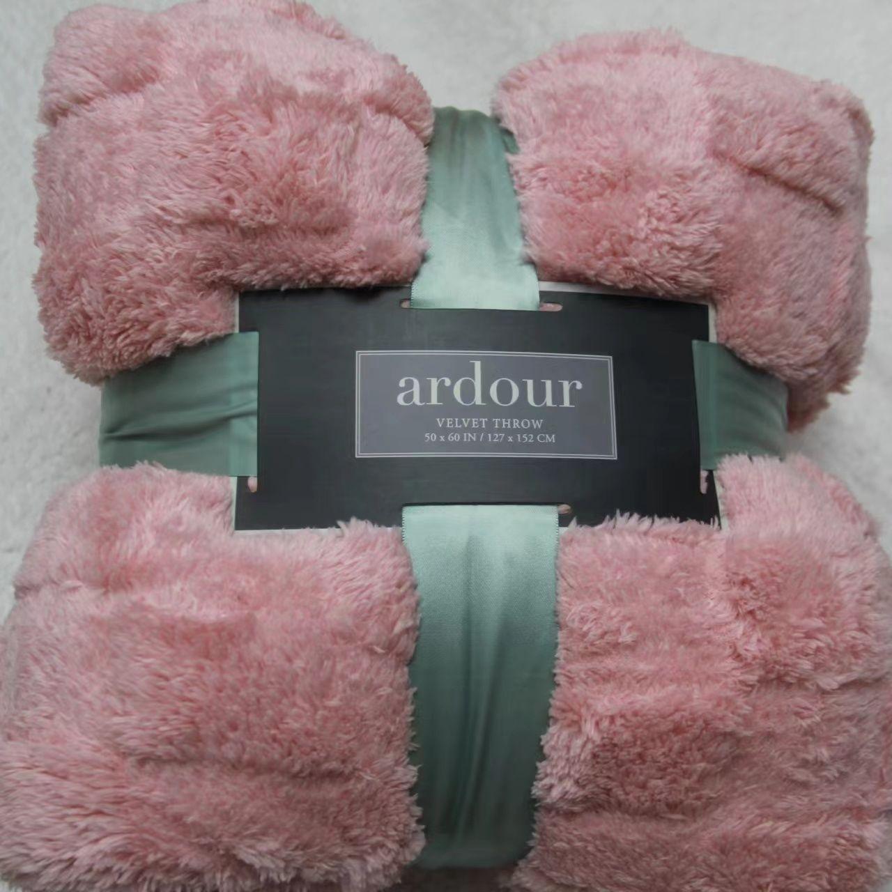 

Плед из кораллового флиса - Покрывало для сна в офисе, для кровати и дивана (Летний Легкий) 100x150cm