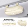 YMIN2 Lexus Car Glasses Box Car Sunglasses Holder Sun Visor Storage Case For ES300h IS300h IS250 LX570 NX300h RX400h UX LX600 Ct200h