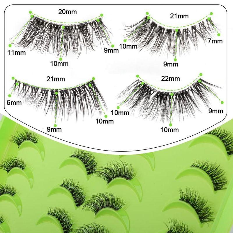Lashie - Natural Half Multipack False Eyelashes (Various Designs)