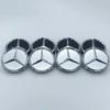 CSF1   4Pcs 75MM/60MM Car Tire Wheel Center Hub Cap Covers For Mercedes Benz Badge Emblem Rim Cover Auto Style Decorate Accessories