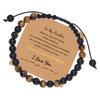 JYL TS Bracelet Viking Symbol  Red Beaded Boosts Courage & Luck