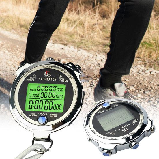 Professionelle digitale Stoppuhr Timer Sport Laufen Training Chronograph Uhr