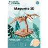 Wooden 3D Model - Pterosaur - 31 Pcs - 16 X 38.5 X 24 Cm - For Children from 8 Years Old