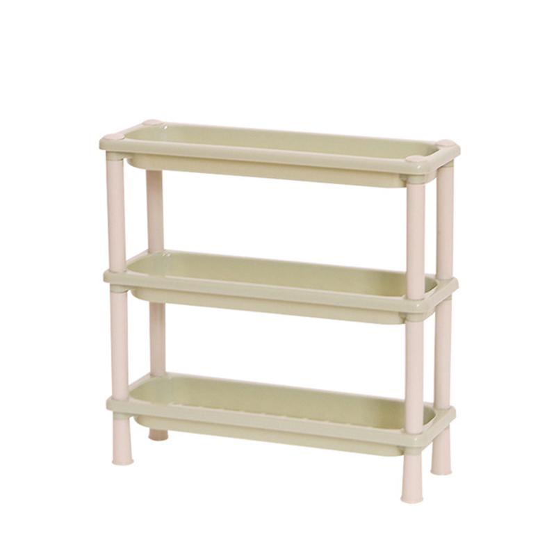 

Multi Use Household Holder Bathroom Desktop Mini Side Shelf Kitchen Spice Sundry Storage Rack Save Space Organizer Shelves Green 31.5x10.5x32cm світло-зелений колір