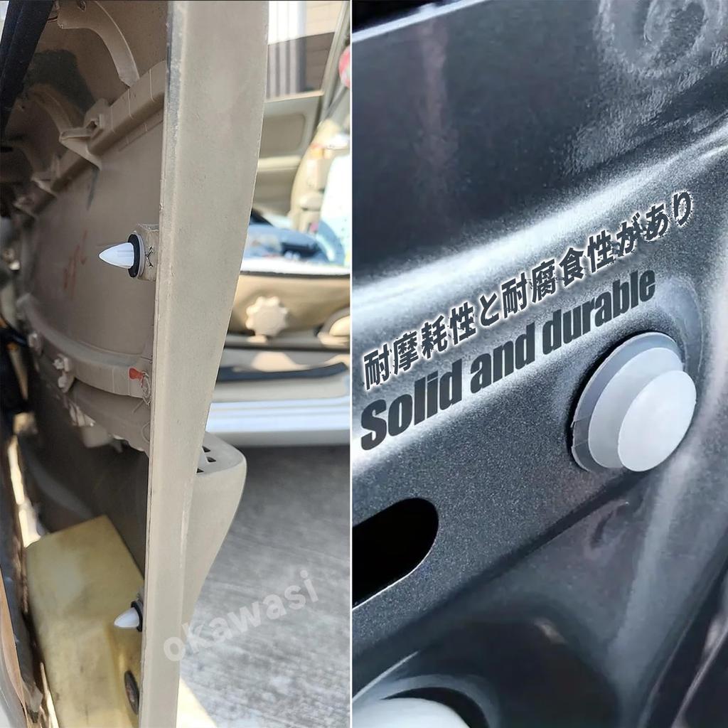 OKAWASI Rivet Car Interior Clip 50pcs Rivet Clip Trim Fastener Bumper Clip Door Trim Bumper Clip