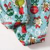 Women's Christmas  Print Trousers With Drawstring Cuffs Casual Pants And Pajamas