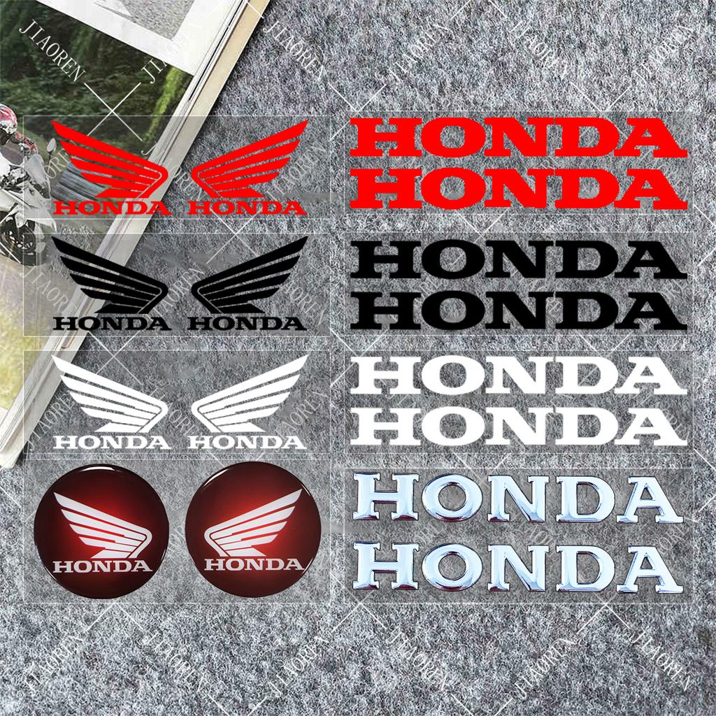AAADK1 3D Car Motorcycle Honda Stickers Decals Tank Helmet Cbr Cb Pcx Wing Logo Red White Black