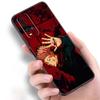 Anime Jujutsu Kaisen Ryomen Sukuna Phone Case For Xiaomi Redmi Note 11 10 9 8 Pro 11T 10T 10S 9S 8T 9 9A 9C 9T Black Soft Cover
