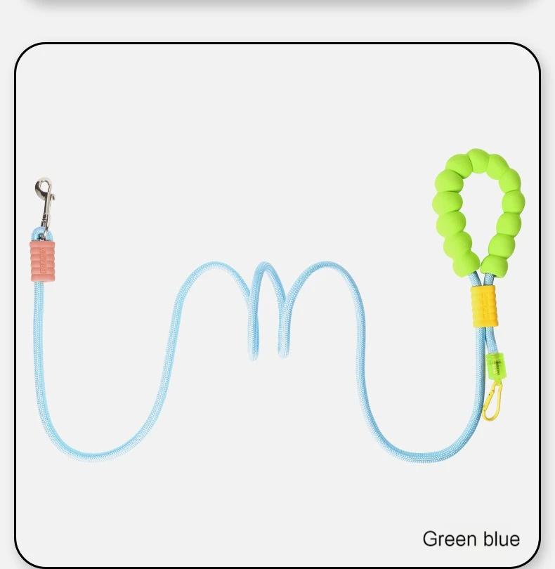 Soft Dog Leash 6FT Running Leash with Swivel Lockable Hook and Comfortable Foam Handle Dog Lead for Large Small Medium Dogs