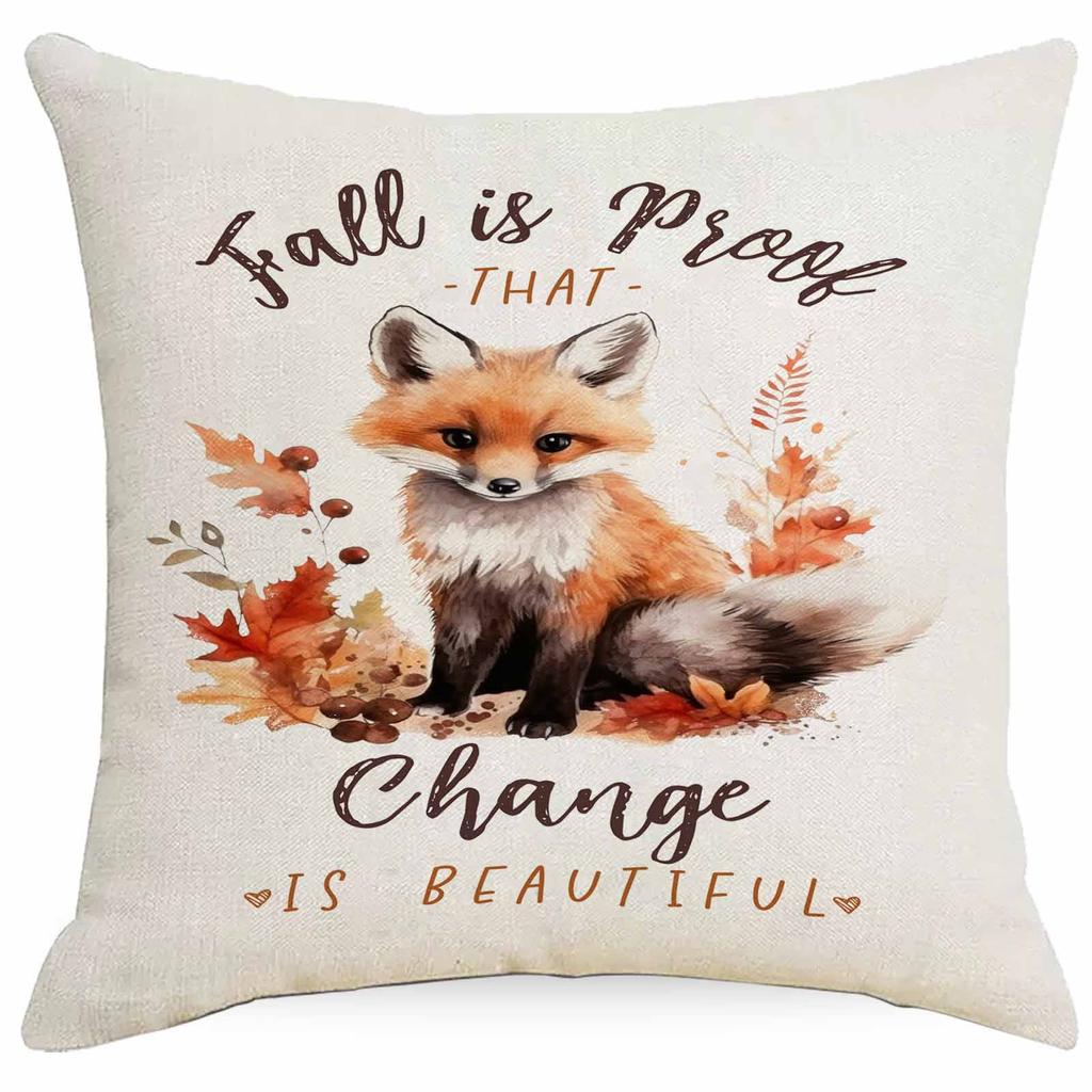 Neuer Thanksgiving Herbst Ahornblatt Kissenbezug Wohnzimmer Kissen Schlafzimmer Kissen Herbst Heimdekoration Sofa