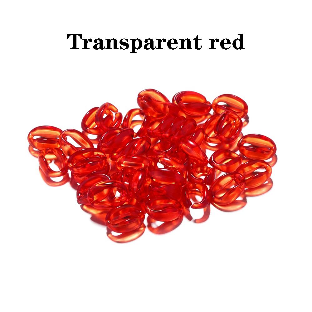 50 sztuk/partia 16*11mm kolorowe akrylowe ogniwo łańcucha naszyjnik dla naszyjnik DIY bransoletka Making plastikowe ogniwa łańcuszka tworzenia biżuterii